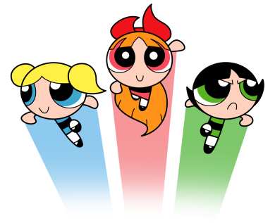 Powerpuff Girls & Mickey Mouse in Animated Delight, transparent cartoon girls png