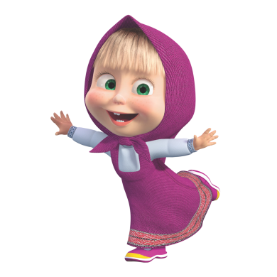 Masha of Masha and the Bear, Masha and the Bear Kids Games Animated film Masha and the Bear- House Cleaning Games for Girls, bear, purple, child, animals png