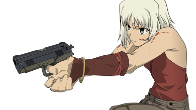 Download Anime Firearm Handgun Girls: Empowering and Stylish Characters png