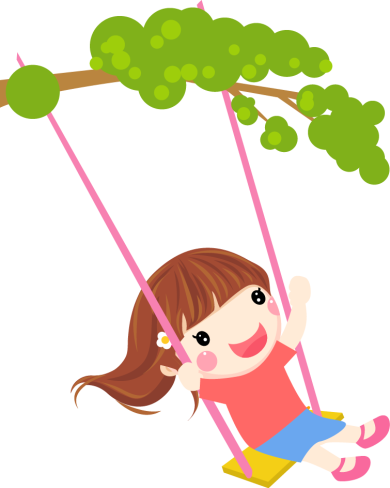 Animation Avatar, Cartoon cute little girl swing, child, fashion Girl, fictional Character png