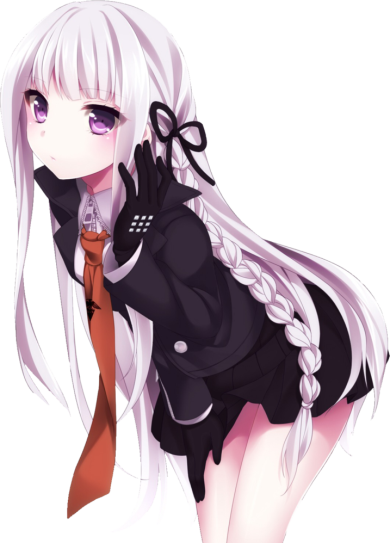 Danganronpa Anime Girl character in transparent png format