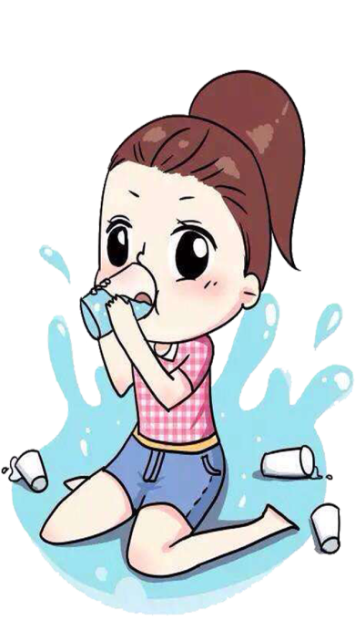 The little girl drinks water, anime girl, comics, child, fashion Girl png