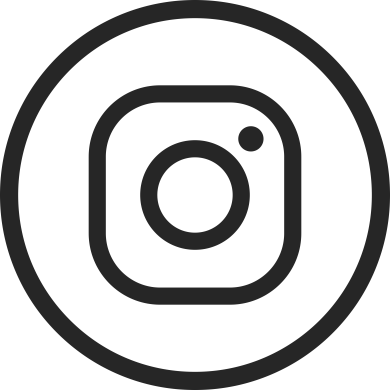 Circle Instagram outline logo icon, line art Instagram clipart png