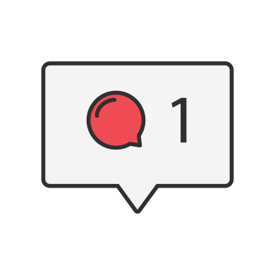Icône de notification de commentaire, icône de message instagram, icônes d'ordinateur png, boîte de réception png