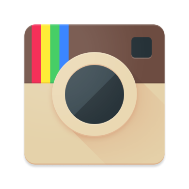 Logotipo de diseño de material de Instagram, icono, rectángulo png