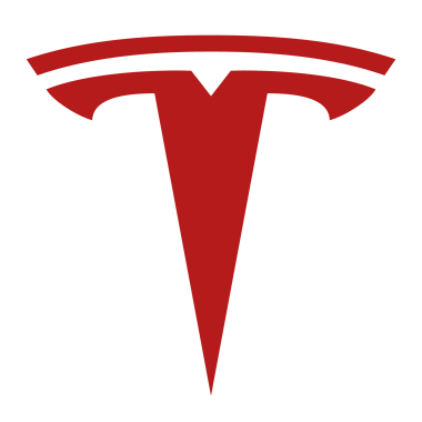 Logo T rouge, logo de la marque Tesla Motors png