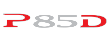 Logo de la marque P85D Tesla, icône Model S P85D png