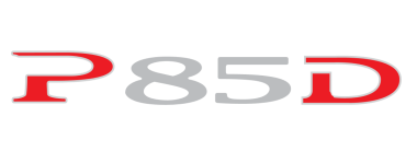 Download P85D Tesla brand name logo, Model S P85D icon png