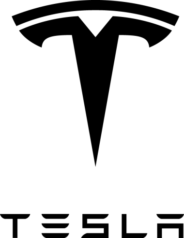 Logotipo negro de Tesla Motors, icono de Tesla, logotipo de la marca Tesla png