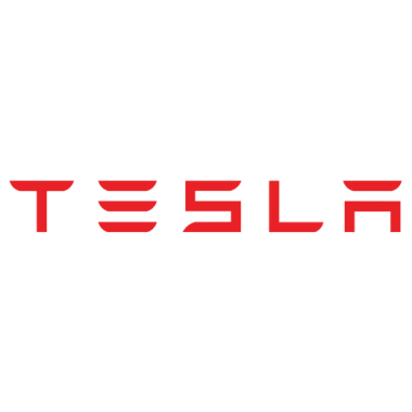 Tesla text logo vector png