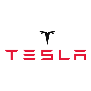 Logo Tesla noir et rouge, moteurs Tesla, voitures Tesla png