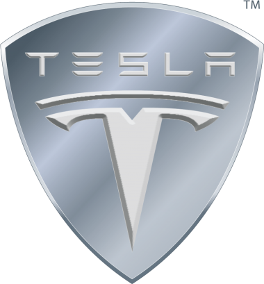 Tesla logo shield vector png