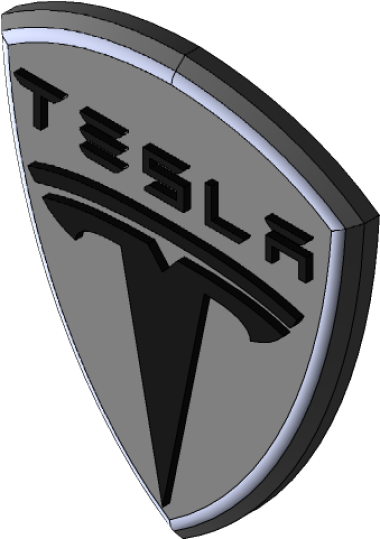 Download Tesla trademark logo shield vector png