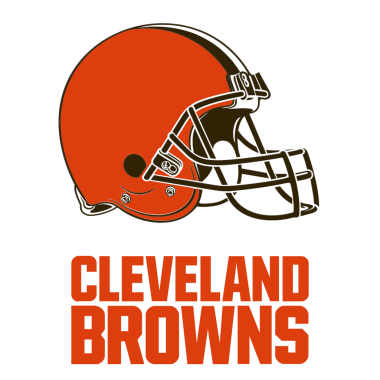 Cleveland Browns casque orange logo art vecteur png