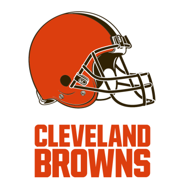 Cleveland Browns naranja casco logo arte vector png