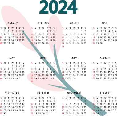 Calendrier 2024, png