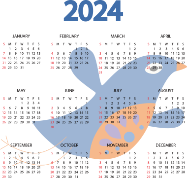 Calendrier 2024, png