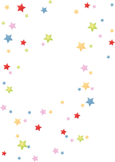 Colorful stars, star icons in different colors png