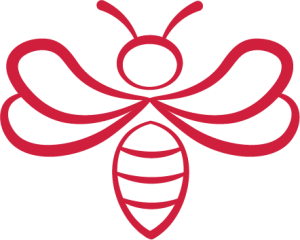HTML Bee icon Logo